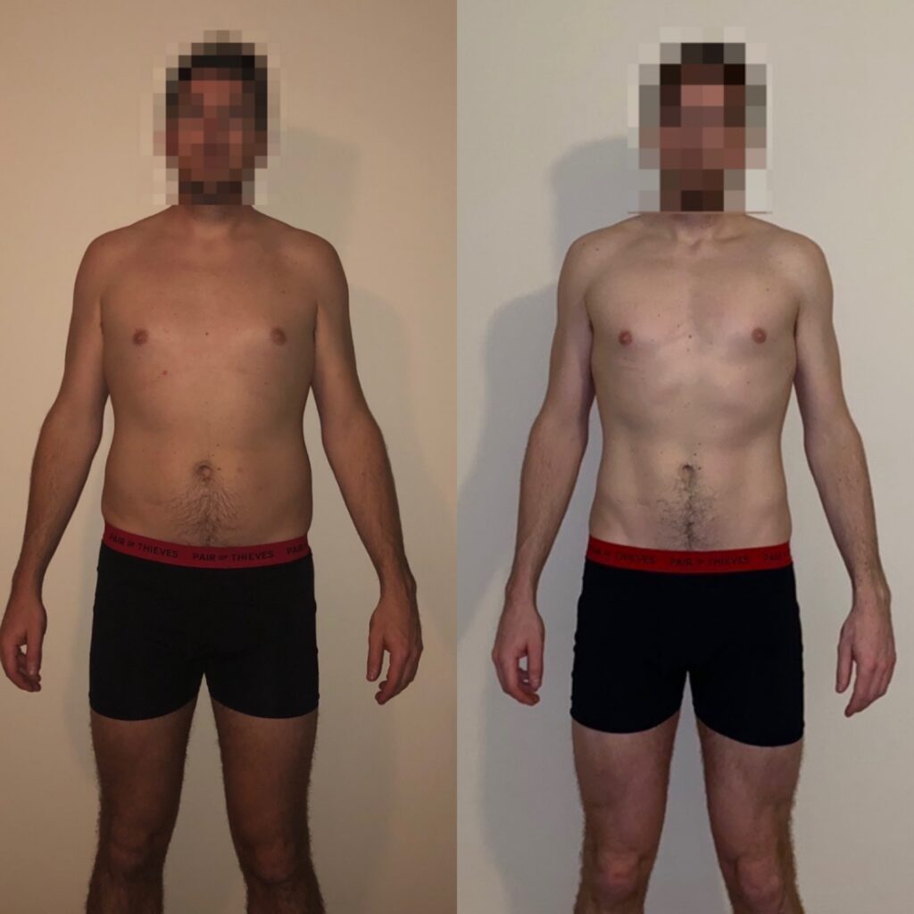 bd-comparison-front metabolic performance protocol before and after progress