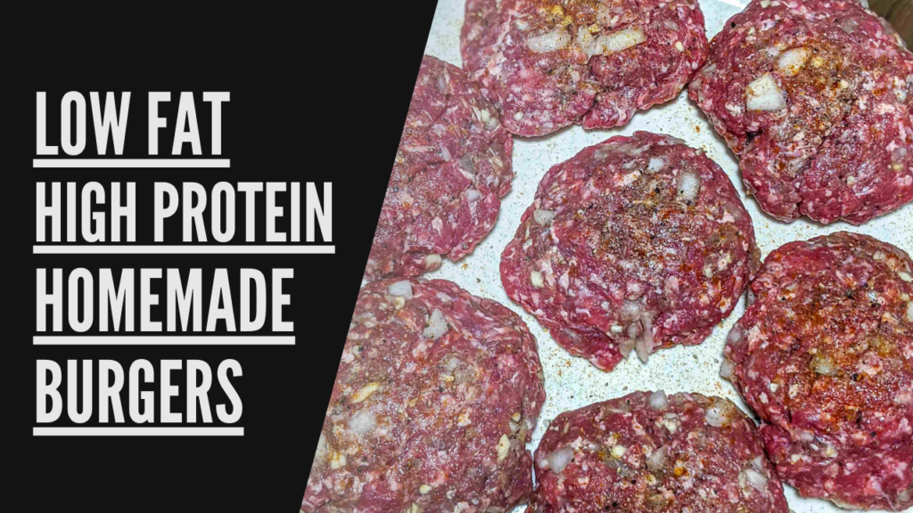 low fat high protein macro friendly burgers